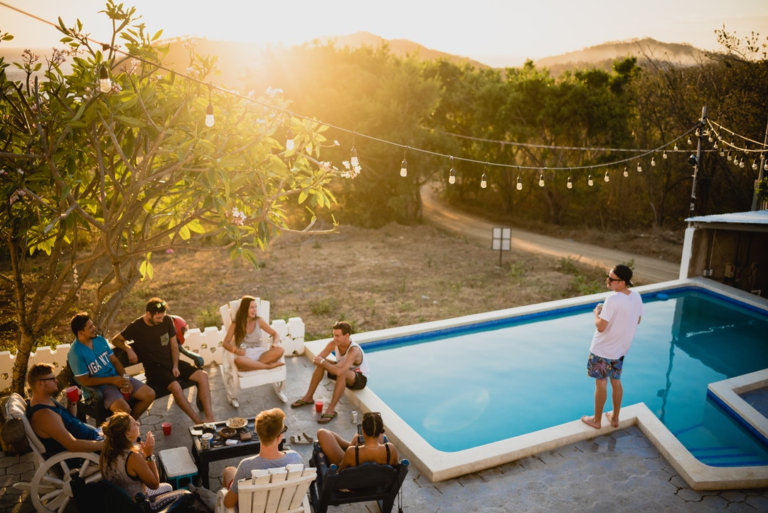 outdoor party