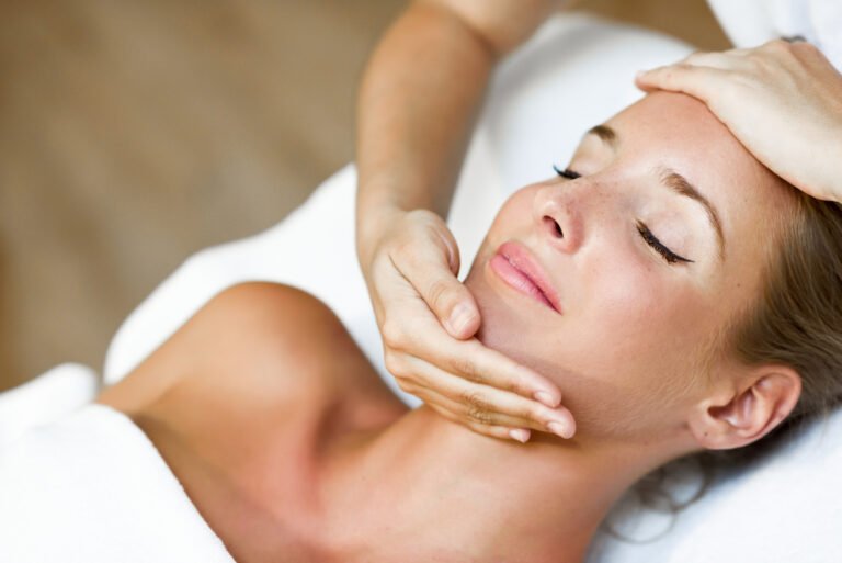a facial