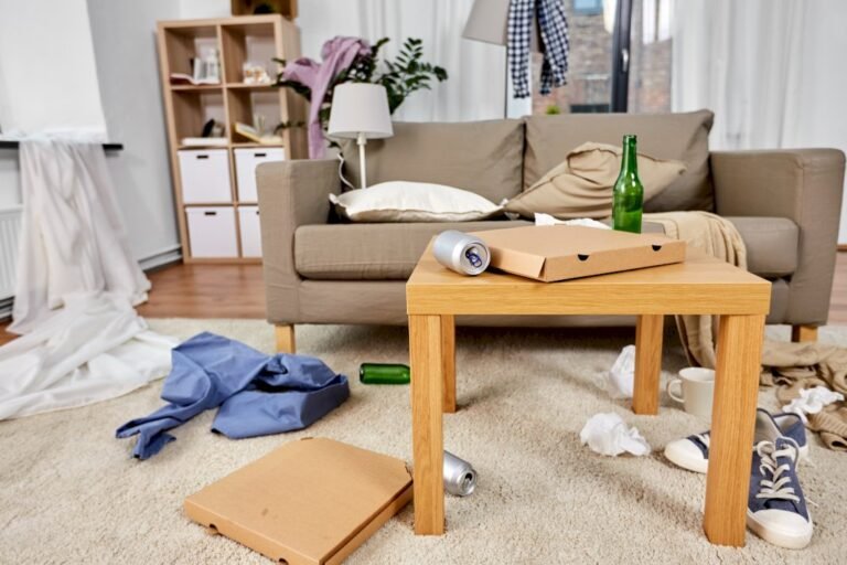 messy home