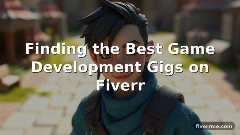 Finding the Best Game Development Gigs on Fiverr