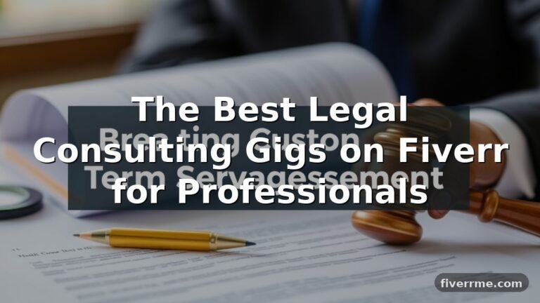 The Best Legal Consulting Gigs on Fiverr for Professionals