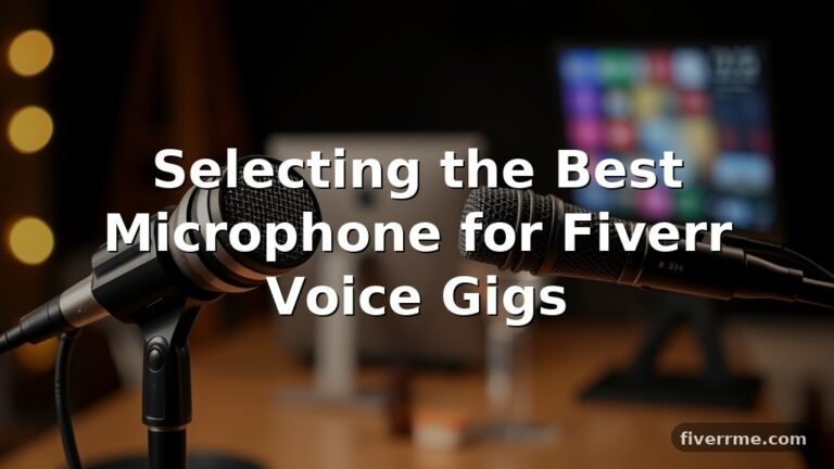 Selecting the Best Microphone for Fiverr Voice Gigs