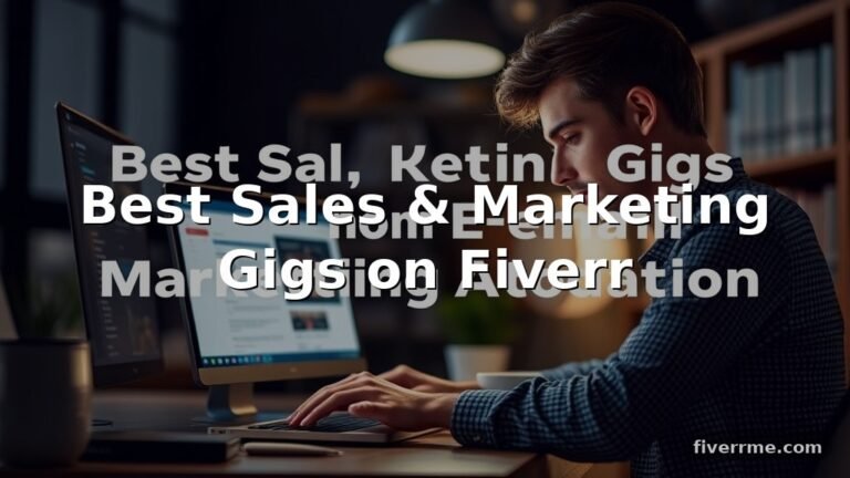 Best Sales & Marketing Gigs on Fiverr