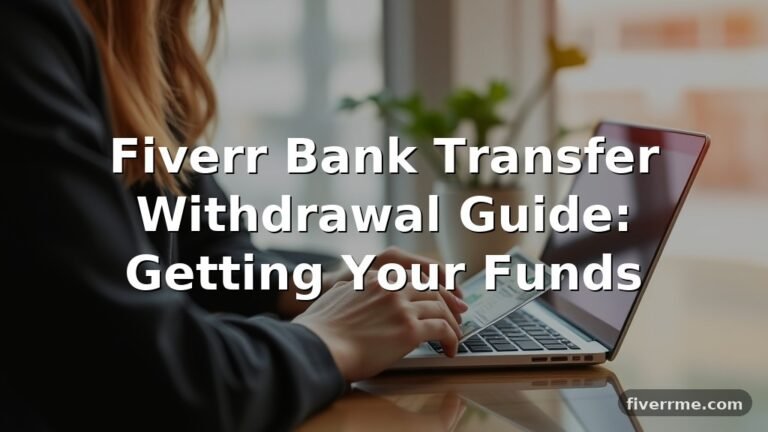 Fiverr Bank Transfer Withdrawal Guide: Getting Your Funds