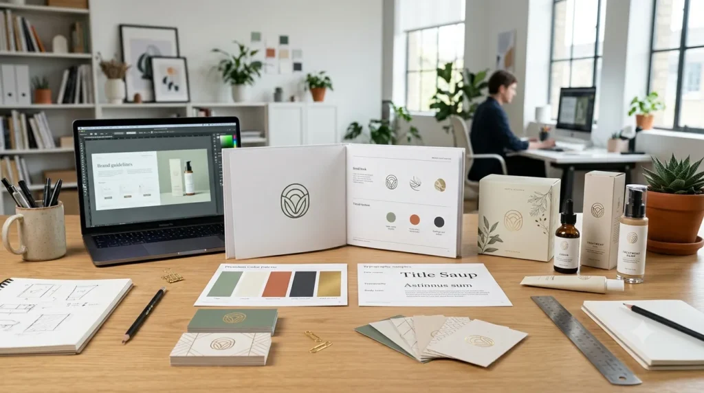 Fiverr brand identity and packaging design services