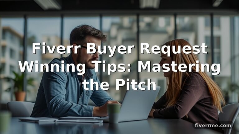 Fiverr Buyer Request Winning Tips: Mastering the Pitch