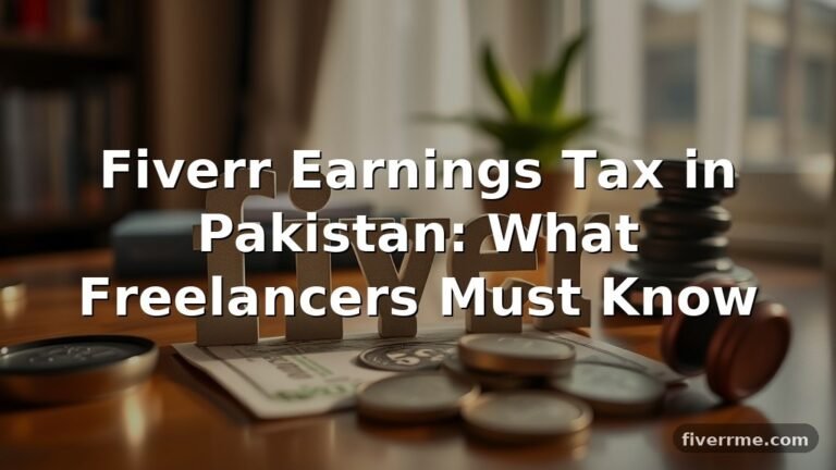 Fiverr Earnings Tax in Pakistan: What Freelancers Must Know