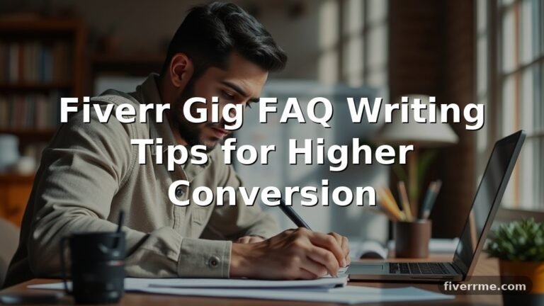 Fiverr Gig FAQ Writing Tips for Higher Conversion