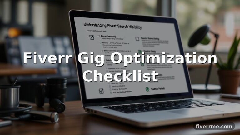 Fiverr Gig Optimization Checklist