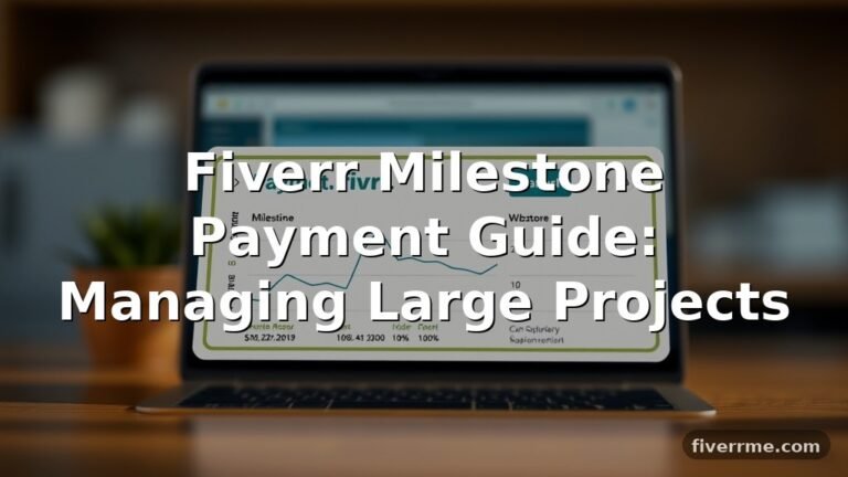 Fiverr Milestone Payment Guide: Managing Large Projects