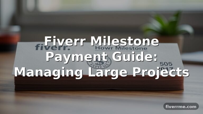 Fiverr Milestone Payment Guide: Managing Large Projects