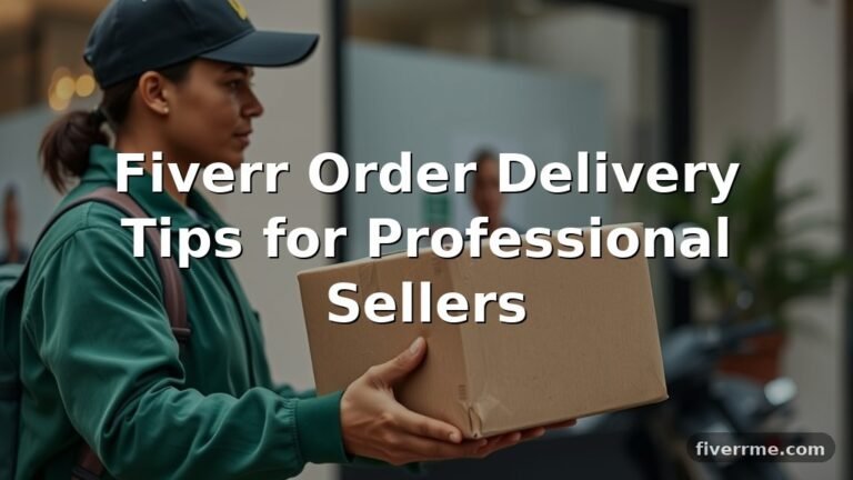 Fiverr Order Delivery Tips for Professional Sellers
