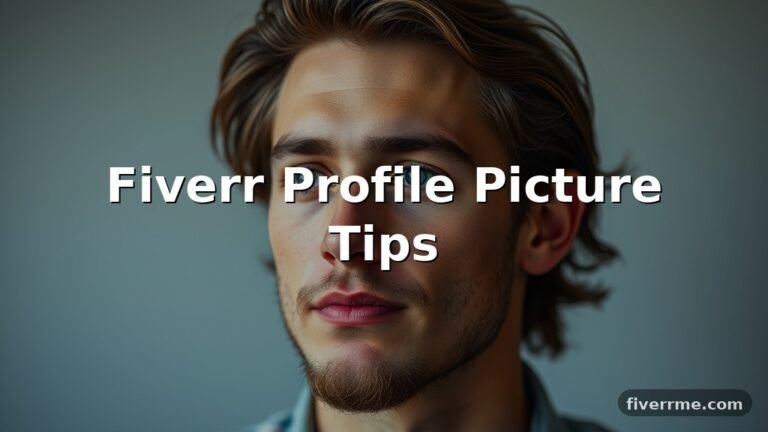 Fiverr Profile Picture Tips
