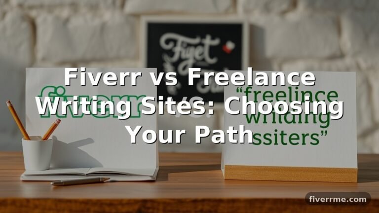 Fiverr vs Freelance Writing Sites: Choosing Your Path