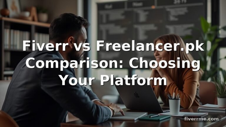 Fiverr vs Freelancer.pk Comparison: Choosing Your Platform