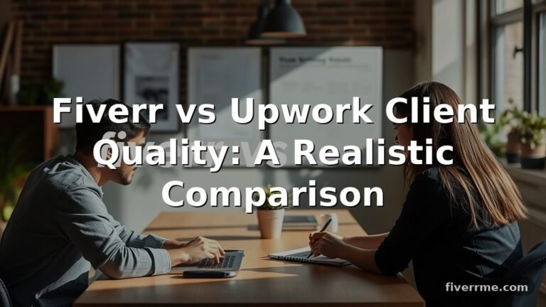 Fiverr vs Upwork Client Quality: A Realistic Comparison
