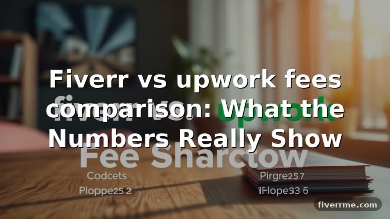 Fiverr vs upwork fees comparison: What the Numbers Really Show