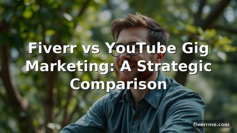 Fiverr vs YouTube Gig Marketing: A Strategic Comparison