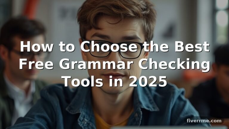 How to Choose the Best Free Grammar Checking Tools in 2025