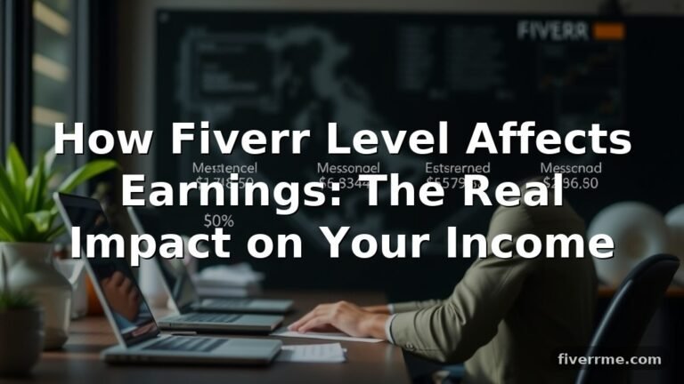 How Fiverr Level Affects Earnings: The Real Impact on Your Income