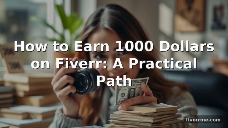 How to Earn 1000 Dollars on Fiverr: A Practical Path