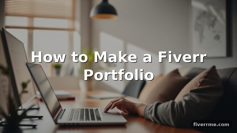 How to Make a Fiverr Portfolio