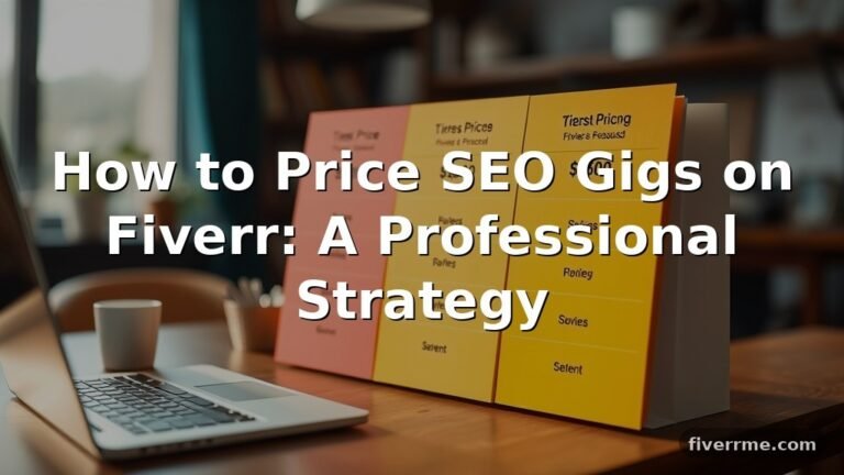 How to Price SEO Gigs on Fiverr: A Professional Strategy
