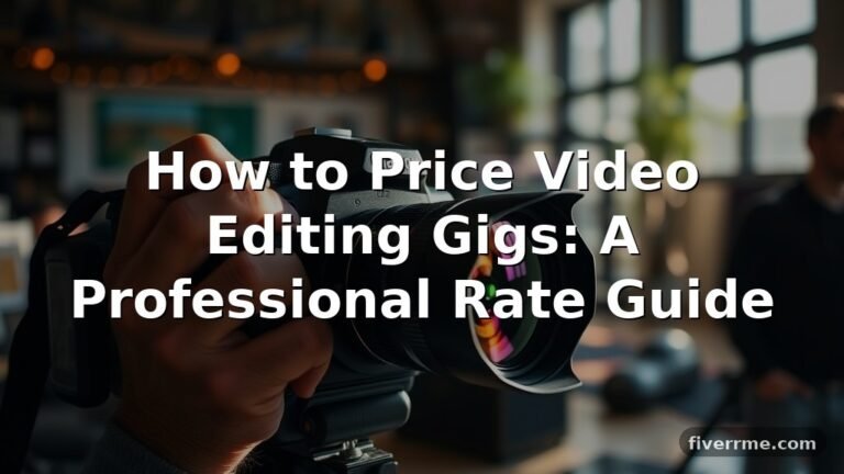 How to Price Video Editing Gigs: A Professional Rate Guide