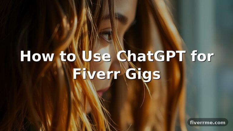 How to Use ChatGPT for Fiverr Gigs